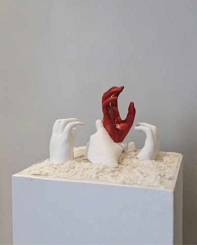 Graduate Art student: Kaz Dy.