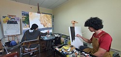 Saturday art class.