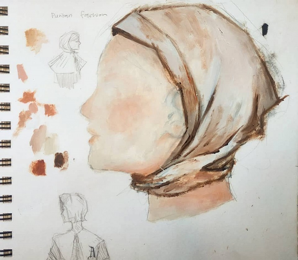 Deliberate practice, even in small daily moments, has the power to transform an artist’s growth. Spending just 30 minutes each day sketching and studying fundamentals may seem modest, but over the course of a year it becomes 182.5 hours of focused practice. Those hours accumulate quietly, strengthening observation, refining technique, and deepening an artist’s understanding of form, light, and composition. Artistic progress is rarely the result of sudden bursts of inspiration. It is built through steady, disciplined practice. the kind that happens day after day, often unnoticed, until the results begin to reveal themselves in the work. The image shown is an oil sketch by Raia Castillo, a reflection of the kind of sustained practice that gradually shapes skill, confidence, and artistic voice.