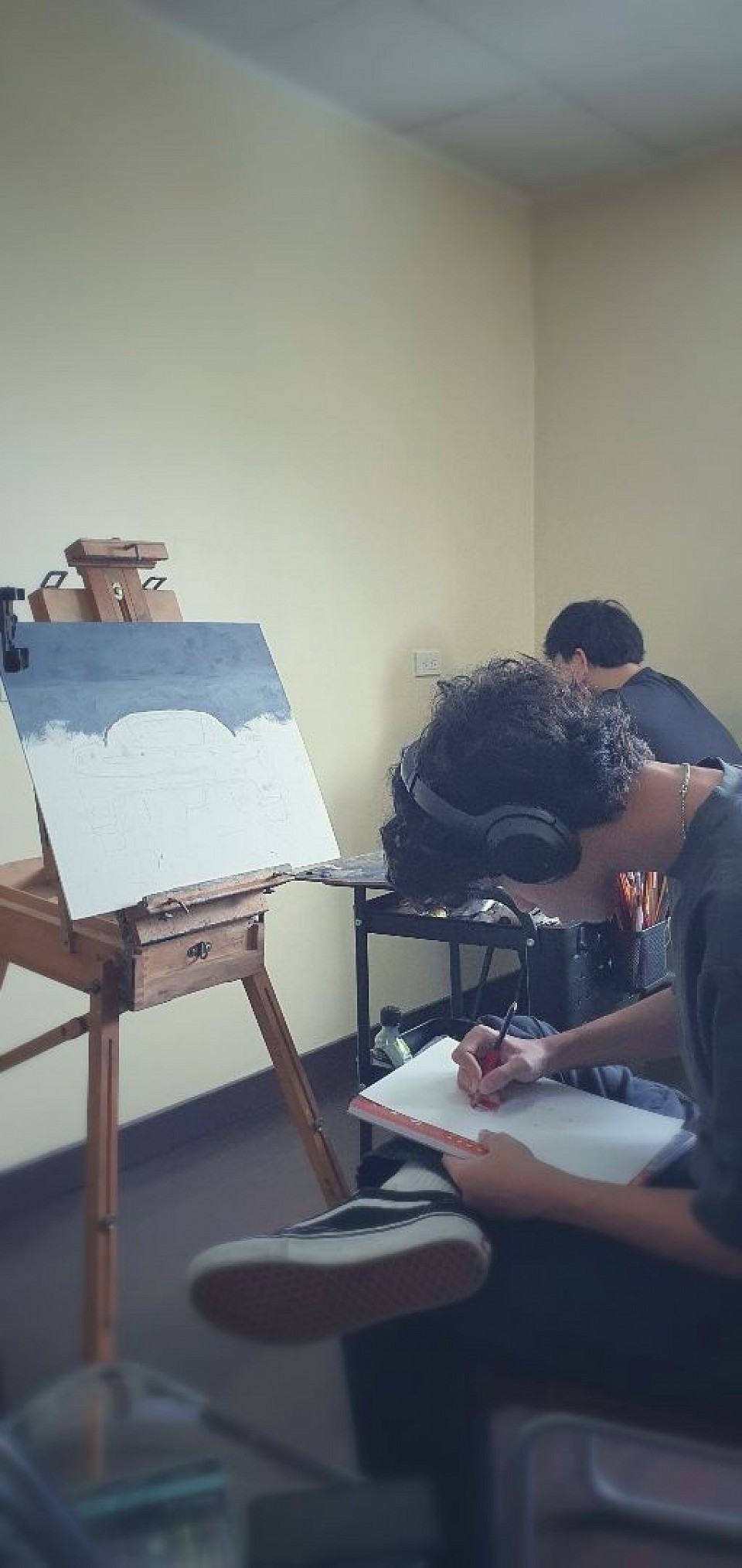 In many families, the journey with art class begins with one child and over time it naturally opens the door for the younger sibling who grow up watching from the side. Kenzo was one of those younger siblings. While his older brother, Kian, attended art classes, Kenzo would often sit besides us, quietly drawing simple shapes and figures, long before formally becoming a student himself. Years later, Kian would go on to pursue his studies at LASALLE College of the Arts, (singapore) continuing his path in the arts. Kenzo’s own journey took a different rhythm. For a time, he stepped away from art to focus on competitive football leagues. Yet the connection to the studio remained. Now, he has returned to art classes with renewed focus as he prepares for the IB program at KSM in Grade 11. His story reflects something deeply meaningful about the studio: sometimes the younger siblings who once sat quietly observing eventually find their own place at the table. What begins as curiosity slowly becomes commitment, and the creative journey continues into the next chapter.