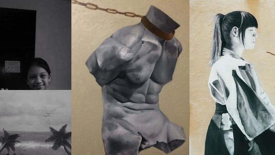 A few months after Kaz began her lessons, the quiet rhythm of the studio welcomed another young artist. Her cousin, Raia, soon joined. At the time, Kaz was nine and Raia was eight. two young cousins beginning their own journeys in art, each arriving with curiosity and a willingness to explore. From then on, the weekends found their own gentle structure. i would visit kaz in sanjuan on Saturdays, while i see raia at paranaque during Sundays. Week after week, visits formed a steady rhythm. two young artists growing side by side, each in their own time, each discovering the language of making through drawing, painting, and experimentation. What began as a simple decision by two families became something quietly meaningful: a shared beginning. Two cousins nearly the same age, each committing to the slow and patient process of learning art. Those early weekends became part of the my earliest memories. a reminder that the beginnings of an artistic journey are often small, quiet moments of trust, curiosity, and return.