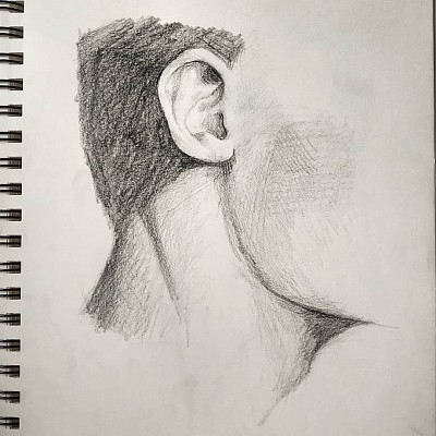 Part of raia's sketchbook.