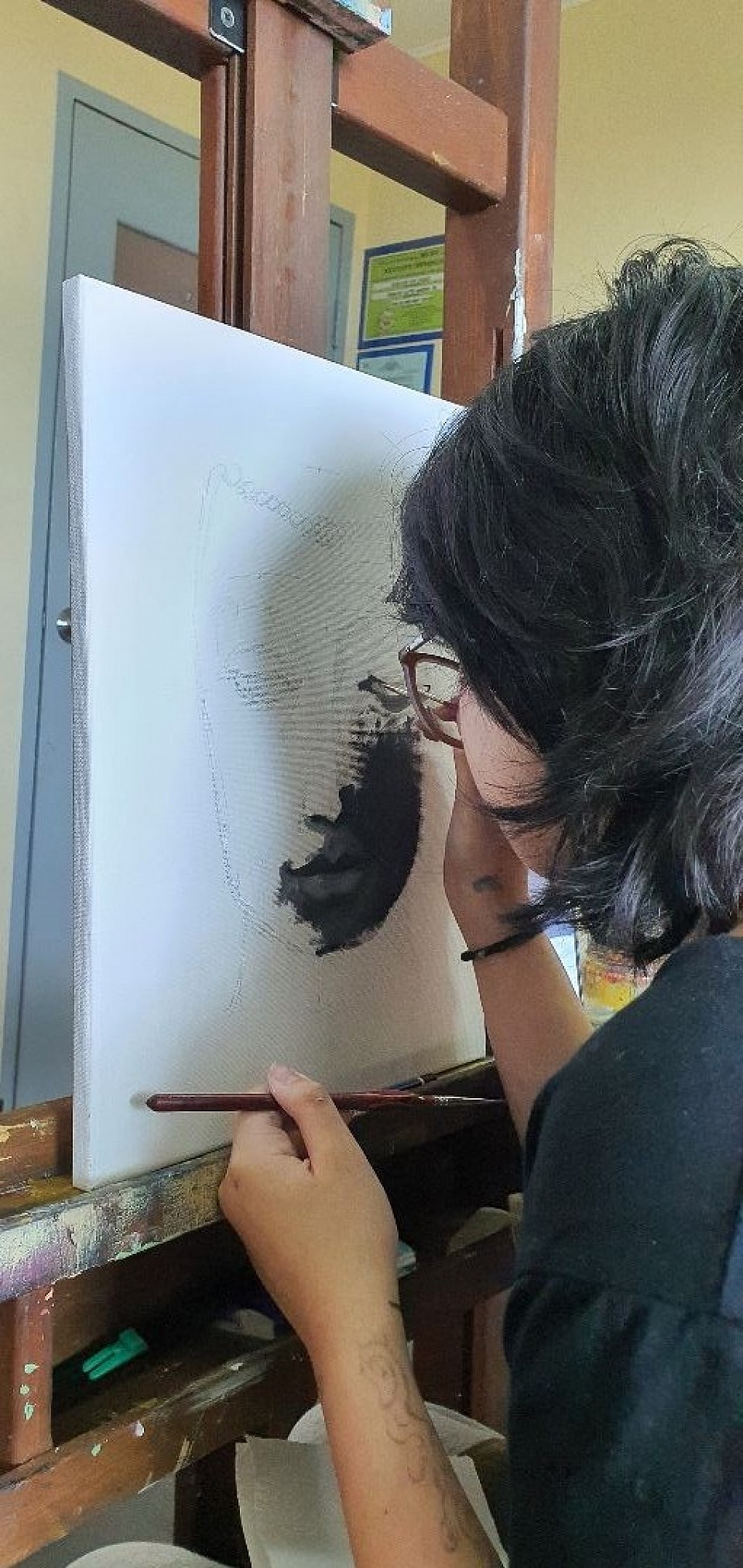 The studio encourages students to see art not simply as a subject, but as a lifelong practice.