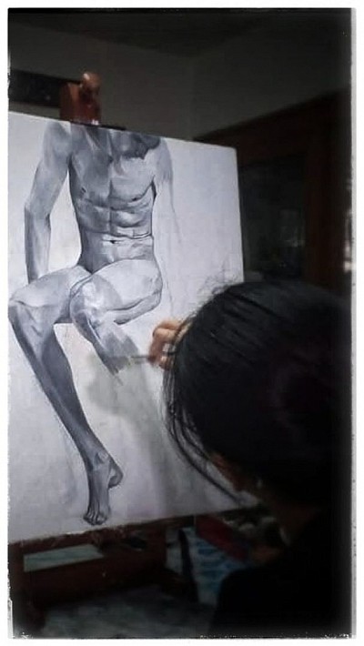 Raia / oil on canvas