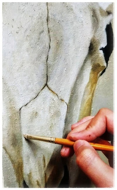 Details / raia / oil on canvas