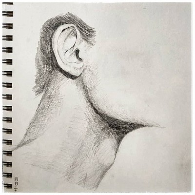 Part of raia's sketchbook.