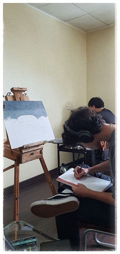 Brothers Kian and Kenzo. Kian is now attending school at Lasalle school for the arts, while Kenzo is about to take up IB Visual Arts.