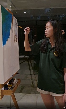 Hailey Yap at work