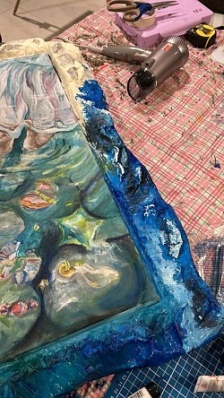 Working on the frame